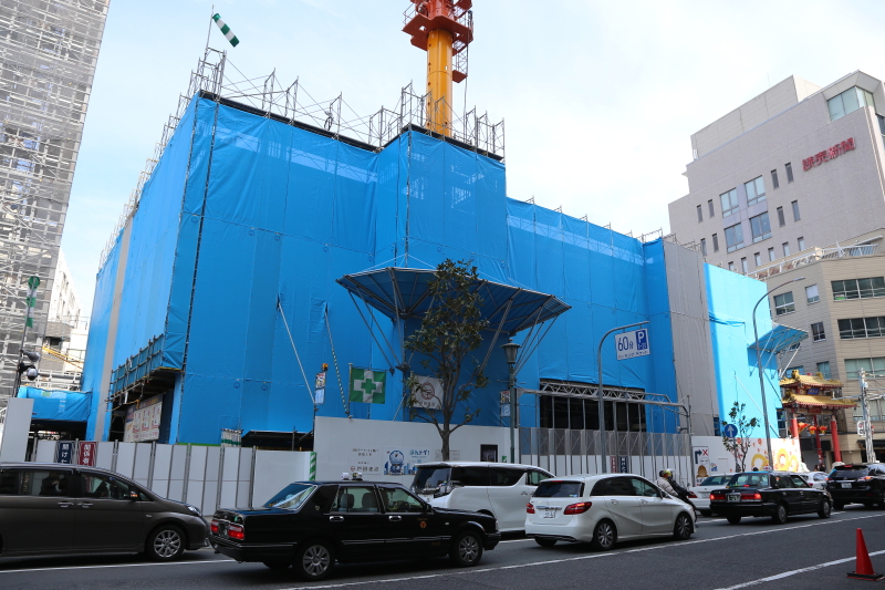 ドーミーイン神戸元町新築工 躯体工事は3 4階へ移行中 こべるん 変化していく神戸